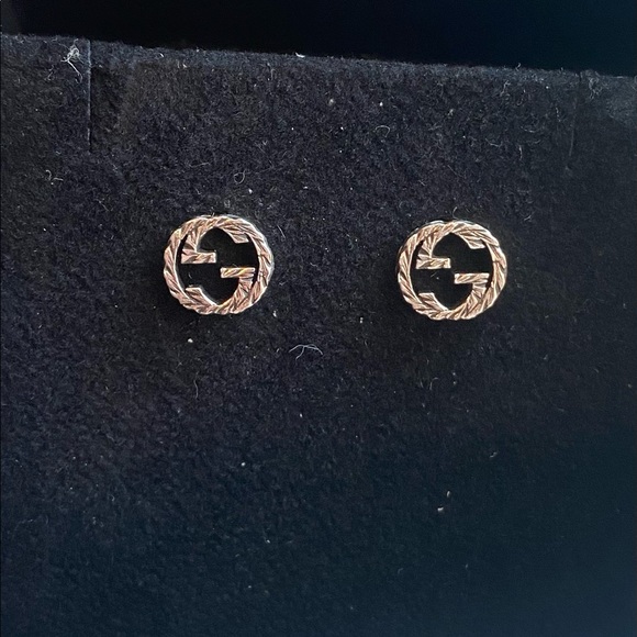 Gucci Interlocking Stud Earrings - Picture 2 of 5